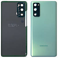 Задняя крышка Samsung Galaxy S20 FE G780F зеленая оригинал Китай со стеклом камеры