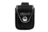 Чехол для зажигалок Zippo LPLBK черный с петелькой на кнопке 670219