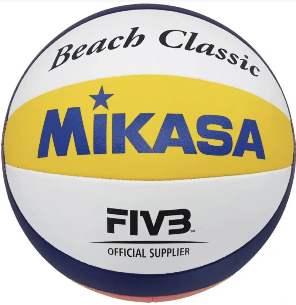 Волейбольний м'яч Mikasa Beach Classic BV551C (пружний м'яч)