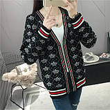 Кофта жіноча в'язана на ґудзиках розмір 42/46, фото 2