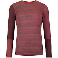 Термофутболка Ortovox 185 Rock-n-Wool Long Sleeve Wms женская mountain rose S бордовая