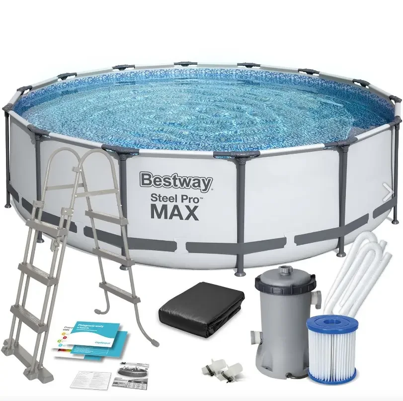 Каркасний басейн Bestway 56950 Steel Pro Max 427x107см