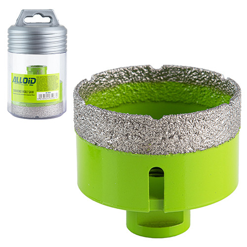 Свердло корончасте алмазне для кераміки 68 мм, для КШМ М14х2м (DC-14068)