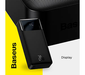 Повербанк 20W 20000 mAh зі швидким заряджанням Baseus Bipow Digital Display Power Bank PPBD050501