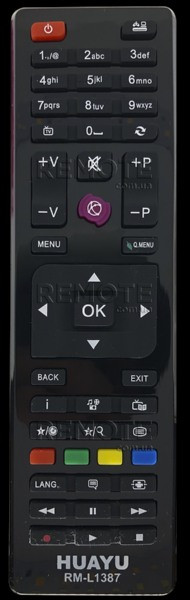 Пульт универсальный GRUNDIG / PANASONIC / RAINFORD / TELEFUNKEN / VESTEL LCD (HUAYU RM-L1387), фото 1