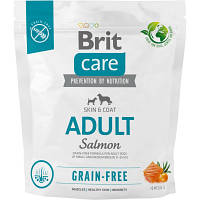 Сухой корм для собак Brit Care Dog Grain-free Adult для малых и средних пород с лососем 1 кг (8595602558858)