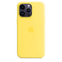 Чехол-бампер для iphone 14 Pro Max, Original Silicone Case для iPhone 14 Pro Max противоударный желтый