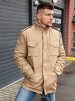 Мужская однотонная куртка Surplus Us Fieldjacket M65 Beige (M)