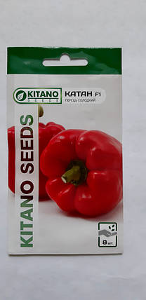 Насіння Перець солодкий Катан F1 8 насінин Kitano Seeds, фото 1