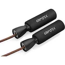 Скакалка Gymtek шкіряна з підшипниками 275см smart