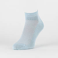 Шкарпетки жіночі в сітку короткі блакитний