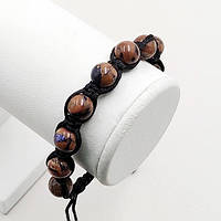 Браслет Шамбала 10 мм Авантюрин Золотий Пісок і ніч Каїра