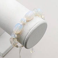 Браслет Шамбала 14х10 мм Місячний Камінь