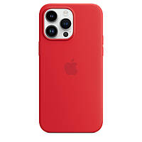 Original Silicone Case Apple iPhone 14 Pro Max, силиконовый чехол для iPhone 14 Pro Max с MagSafe красный