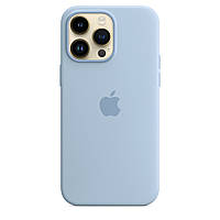 Original Silicone Case Apple iPhone 14 Pro Max, силиконовый чехол для iPhone 14 Pro Max с MagSafe небесный