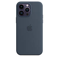 Чехол-бампер для iphone 14 Pro Max, Original Silicone Case для iPhone 14 Pro Max противоударный темно синий