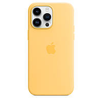 Original Silicone Case Apple iPhone 14 Pro Max, силіконовий чохол для iPhone 14 Pro Max з MagSafe жовтий