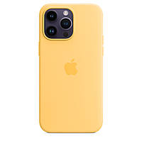 Original Silicone Case Apple iPhone 14 Pro Max, силиконовый чехол для iPhone 14 Pro Max с MagSafe солнечный