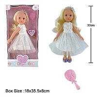 Лялька YL 2285 N (48) висота 32 см, гребінець для волосся, у коробці