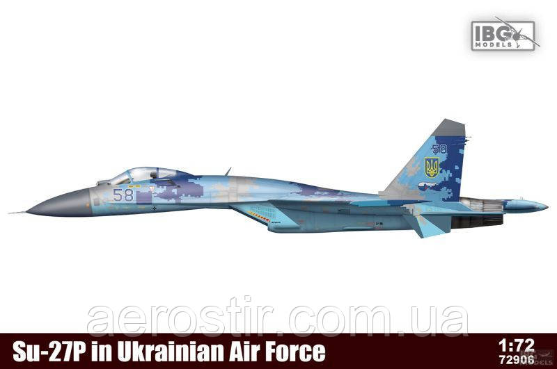 Su-27P in Ukrainian Air Force 1/72 IBG 72906
