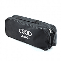 Сумка органайзер в багажник авто " Audi" 2 отделения 52/13/18 см