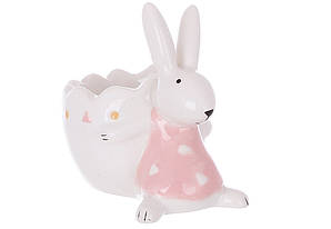 Підставка для яйця / підсвічник Зайчик, 7.5*5.5*7.5см 834-889