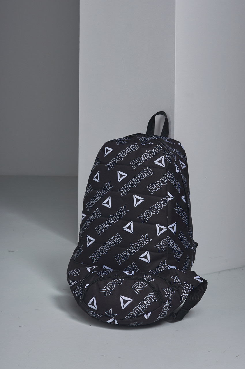 Комплект рюкзак бананка через плече reebok портфель міський спортивний сумка поясна рибок