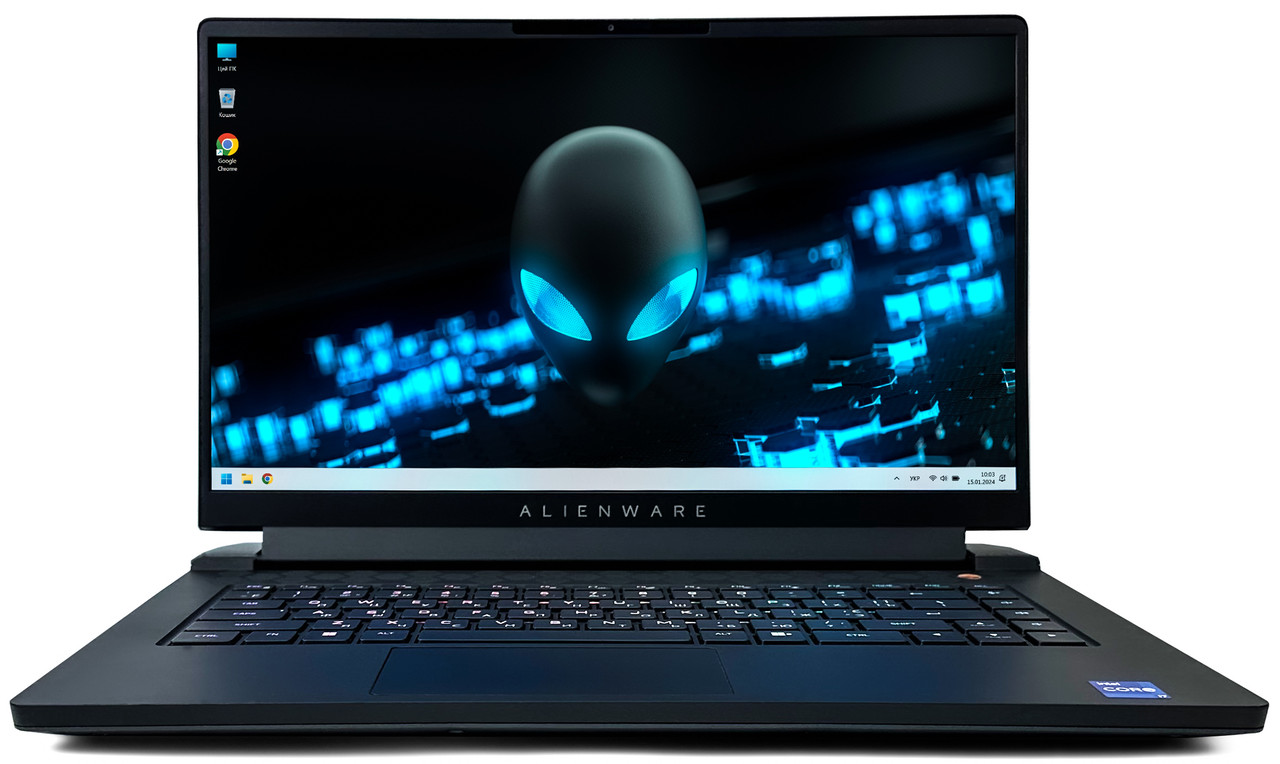 Ноутбук Alienware m15 R7: Core i7-12700H / DDR5 16 ГБ / GeForce RTX 3070 Ti, 8 ГБ GDDR6 / 15.6" QHD, 240 Гц