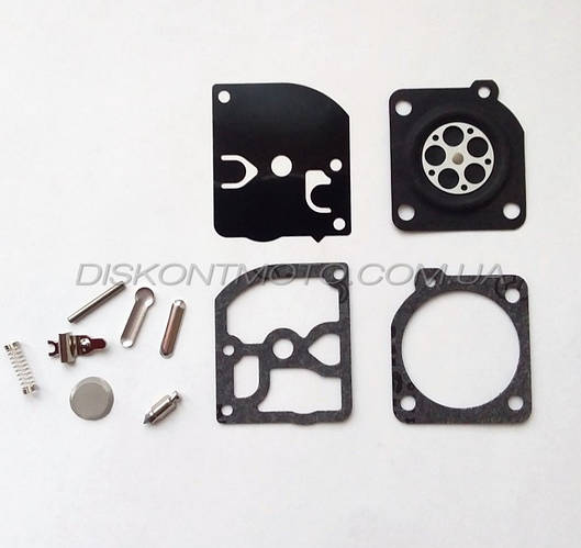Ремкомплект карбюратора бензопилы Husqvarna 137/142 Хускварна (полный ...