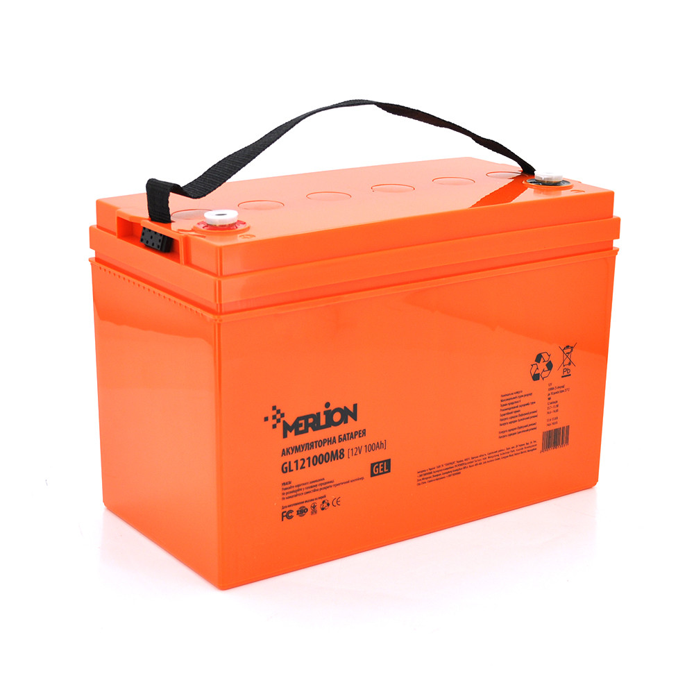 Акумуляторна батарея MERLION GL121000M8 12 V 100 Ah (345 x 182 x 275 гель