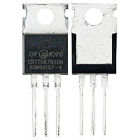 Транзистор CRTT067N10N N-MOSFET 100V, 147A, 5.2m TO-220