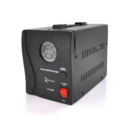 ДБЖ з правильною синусоїдою Ritar SK-500VA (300W), DC:145-275V, LED-дисплей, 1Shuko socket, 12V під зовнішню, фото 1