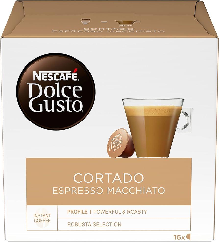 Nescafe Dolce Gusto Cortado Espresso Macchiato кава в капсулах із молоком 16 шт., фото 1