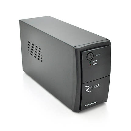 ДБЖ Ritar RTP500L-UX-IEC (300W) Proxima-L, LED, AVR, 3st, USB, 4xIEC-320 C14, 145-290Vac, 1x12V4.5Ah, plastik, фото 1