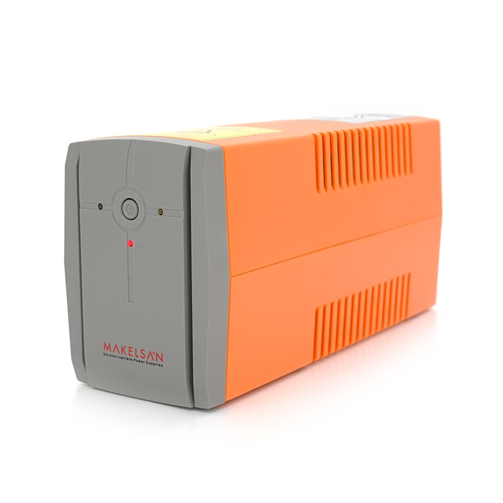 ДБЖ MAKELSAN Lion850VA (510W) Standby-L, LED, 170-280VAC, AVR 1st, 2xSCHUKO socket, 1x12V9Ah, Plastic Case (