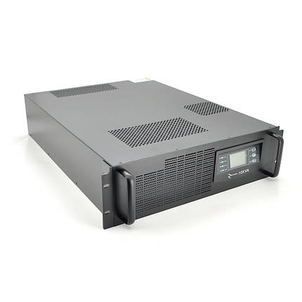 ДБЖ з правильною синусоїдою ONLINE Ritar RT-10KL-LCD, RACK 10000VA(9000Вт), 192В, Струм макс. 5A, під зовн.АКБ, фото 1