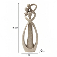 Абстрактная статуэтка скульптура статуя из смолы целующейся пары