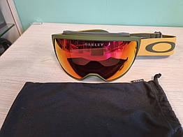 Гірськолижна маска Oakley Flight Tracker M (XM) Dark Brush лінза Prizm Torch Iridium (Уцінка)