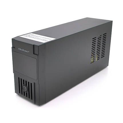 ДБЖ Qoltec QLT800 (480W) Proxima-L, LCD, AVR, 2st, 2xSCHUKO socket, 1x12V9Ah, plastik Case, фото 1