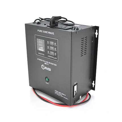 Гібридний інвертор Europower RTSWm-MPPT-500LCD, 300W, 12V, струм заряду 10A, 140-275V, MPPT (20/40А, 15-75Vdc), фото 1