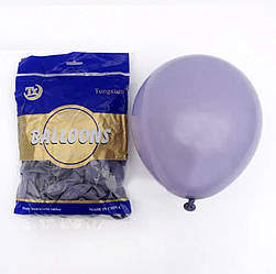 Кульки повітряні латексні кольору 013 блакитно-фіолетовий 5 дюймів 100 шт.