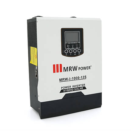 Гібридний інвертор Mervesan MRW-I-1000-12S, 12Vdc with PWM, 220Vac/50-60Hz, фото 1
