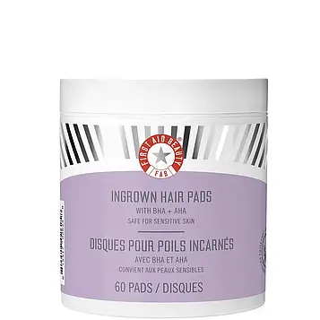 Відлущуючі кислотні диски проти вростання волосся First Aid Beauty Ingrown Hair Pads with BHA & AHA, 60 шт