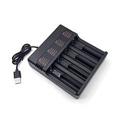Зарядні пристроі MIX Li-On, 18650, AA, AAA - USB