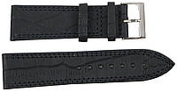 Кожаный ремешок для мужских часов Mykhail Ikhtyar Ш24 мм черный
