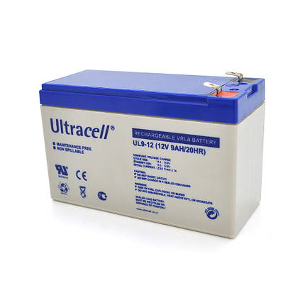 Акумуляторна батарея Ultracell UXL79-12 AGM 12V 9 Ah (151 x 65 x 99) White Q8/420, фото 1