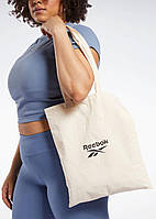 Екосумка шопер для покупок Reebok Classic бежева (mrk)