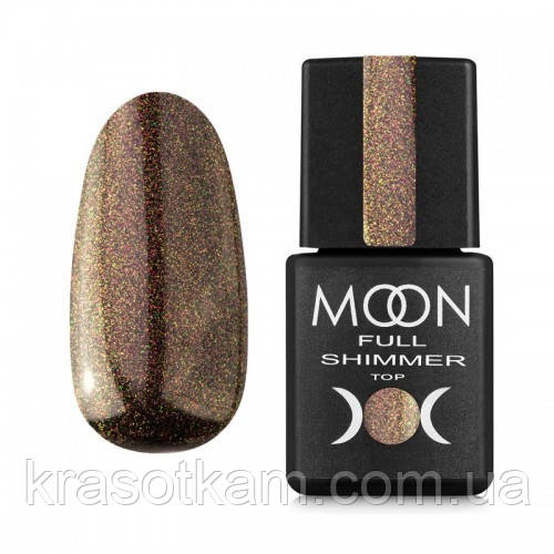 ТОП ДЛЯ ГЕЛЬ-ЛАКА БЕЗ ЛИПКОГО СЛОЯ MOON FULL TOP SHIMMER CHAMELEON 1026 8 МЛ
