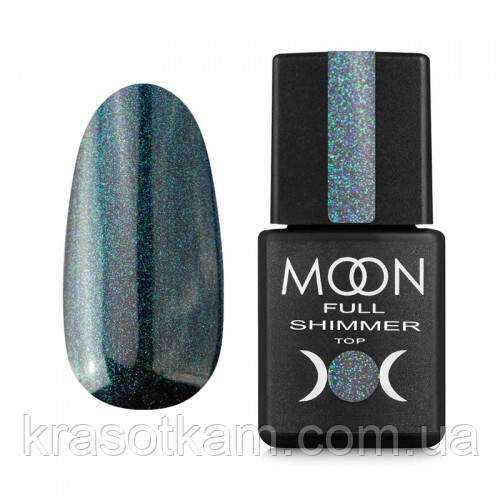 ТОП ДЛЯ ГЕЛЬ-ЛАКА БЕЗ ЛИПКОГО СЛОЯ MOON FULL TOP SHIMMER CHAMELEON 1027 8 МЛ