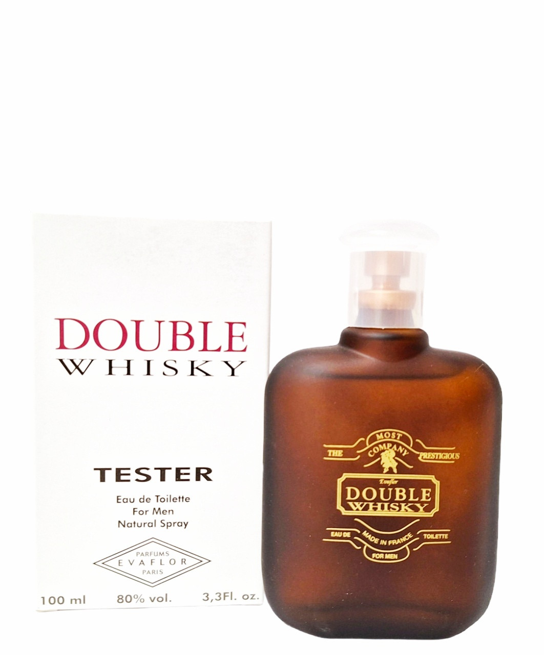 Туалетна вода чоловіча Evaflor Double Whisky Tester 100ml
